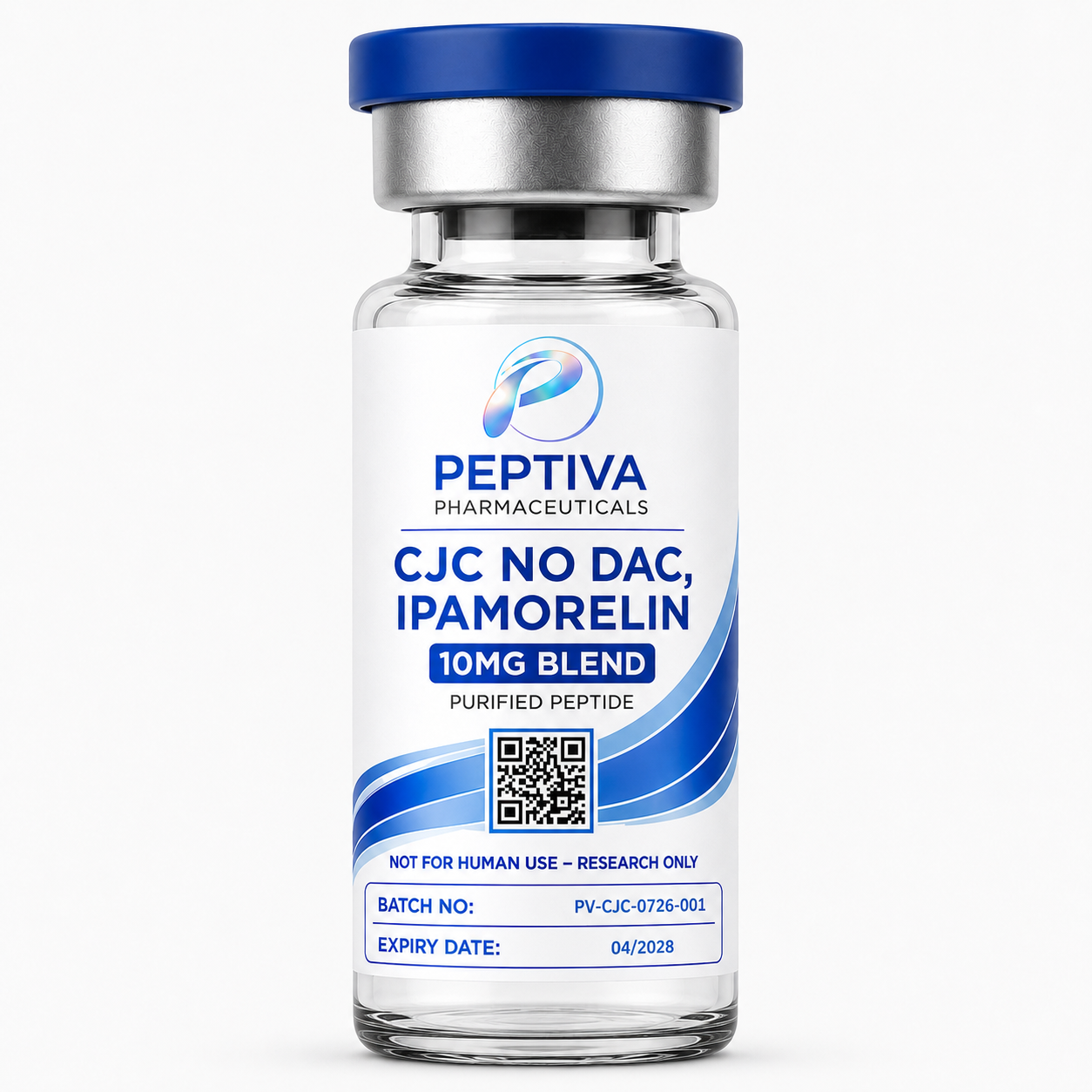 CJC-1295 No DAC + Ipamorelin 10mg Blend Vial